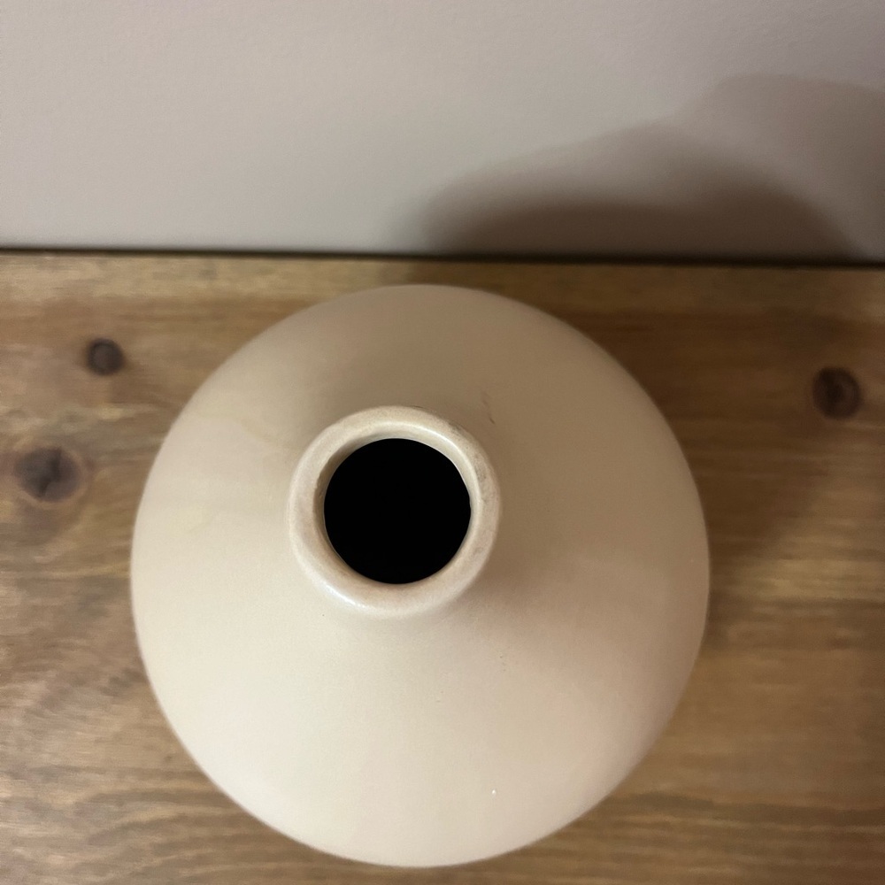 Matte Sand Ceramic Vase - Picture 2 of 3